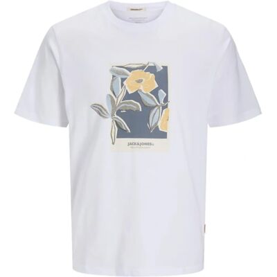 Jack & Jones Junior - Koszulka - Bawełniany materiał, Okrągły dekolt, Nadruk z przodu - Koszulka Jack & Jones Junior - Koszulka - Bawełniany materiał, Okrągły dekolt, Nadruk z przodu - Koszulka