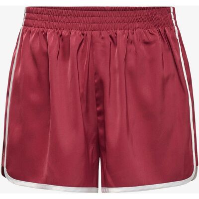 Only - Abella Life MW Sporty Shorts Pnt - Rød 36 Kvinne Only - Abella Life MW Sporty Shorts Pnt - Rød 36 Kvinne
