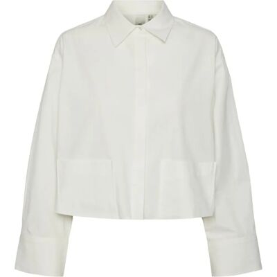 Y.A.S Camicia corta yasLee LS Bianca - Donna Y.A.S Camicia corta yasLee LS Bianca - Donna