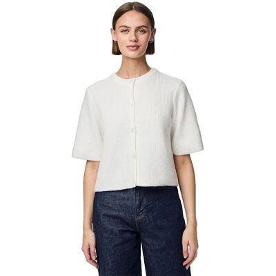 pieces - Hvit pcSilly SS O-neck Knit Cardigan - Cardigan pieces - Hvit pcSilly SS O-neck Knit Cardigan - Cardigan