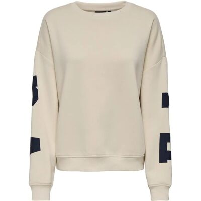 ONLY L/S BACK/SLEEVE PRINT SWT - Sweatshirt ONLY L/S BACK/SLEEVE PRINT SWT - Sweatshirt