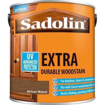 Sadolin African Walnut Woodstain - Durable, 2.5L - Woodstain Sadolin African Walnut Woodstain - Durable, 2.5L - Woodstain
