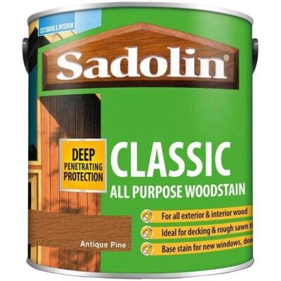 Sadolin Classic Wood Protection Antique Pine - 2.5L Sadolin Classic Wood Protection Antique Pine - 2.5L