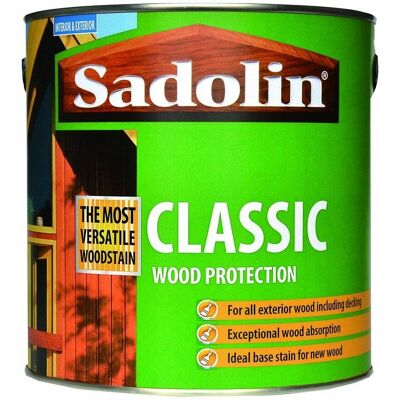 Sadolin 5028462 Classic Wood Protection Teak 2.5 litre - Wood Protection Paint Sadolin 5028462 Classic Wood Protection Teak 2.5 litre - Wood Protection Paint
