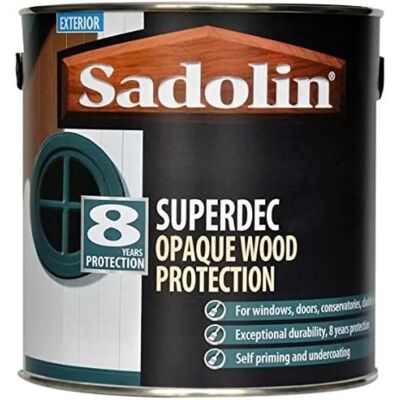 Sadolin Sadolin Superdec White Gloss - Wood Protection Coating Sadolin Sadolin Superdec White Gloss - Wood Protection Coating