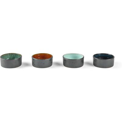 BITZ - 11950 - Steinzeug - Bunte Farben - 4‑teilige Servier-Set BITZ - 11950 - Steinzeug - Bunte Farben - 4‑teilige Servier-Set