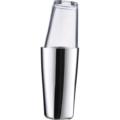 Zone Denmark Boston Cocktail-Shaker - Rustfritt stål / Glass - Profesjonelt barverktøy Zone Denmark Boston Cocktail-Shaker - Rustfritt stål / Glass - Profesjonelt barverktøy