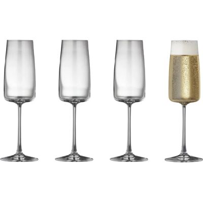 Lyngby Glas Kristall Champagnerglas-Set - 4 stk - 30 cl Lyngby Glas Kristall Champagnerglas-Set - 4 stk - 30 cl
