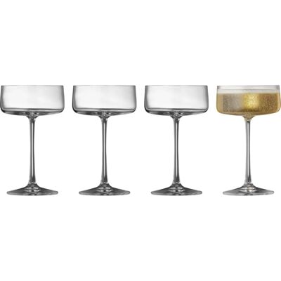 Lyngby Glas Zero Verres à champagne - 4 pièces Cristal - Publicité Lyngby Glas Zero Verres à champagne - 4 pièces Cristal - Publicité