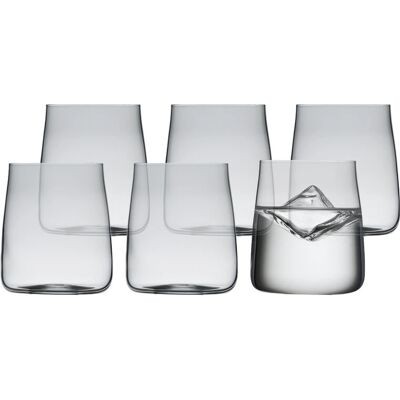 Lyngby Glas Vannsett - 6 stk, 420 ml, Transparent - Vann Glass Lyngby Glas Vannsett - 6 stk, 420 ml, Transparent - Vann Glass