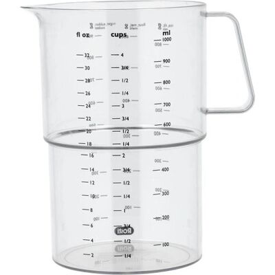 Rosti - 25297 - 1 L - Transparent - Målebeger Rosti - 25297 - 1 L - Transparent - Målebeger