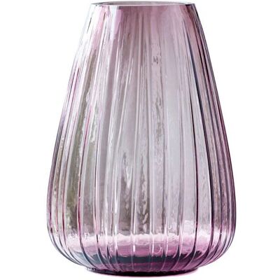 Bitz 25347 Waza - Różowa, 22cm - Okrągła szklana waza Bitz 25347 Waza - Różowa, 22cm - Okrągła szklana waza
