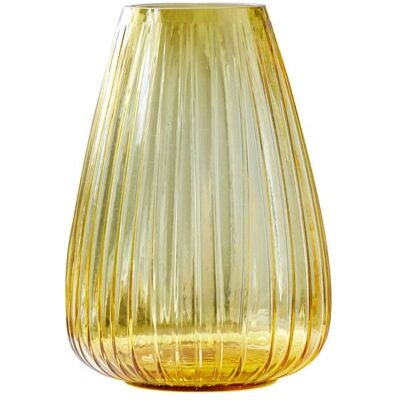 BITZ Kusintha Vase 22 cm Amber BITZ Kusintha Vase 22 cm Amber
