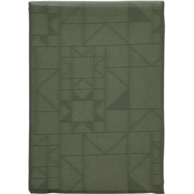 Södahl Modèle Star Damask Nappe Verte - Nappe - Publicité Södahl Modèle Star Damask Nappe Verte - Nappe - Publicité