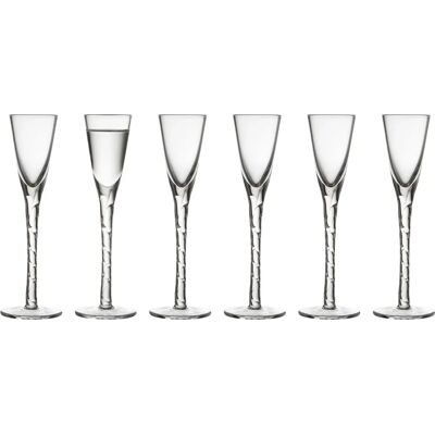 Lyngby Glas Vodkaglass - 6 stk, 25ml, Klar Lyngby Glas Vodkaglass - 6 stk, 25ml, Klar