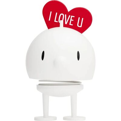 Hoptimist Love Bumble - Medium+ - 12 cm - Vit - Dekoration Hoptimist Love Bumble - Medium+ - 12 cm - Vit - Dekoration