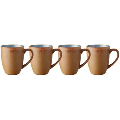 Set de 4 mugs Bitz 28084 - Grès résistant, 300ml - Publicité Set de 4 mugs Bitz 28084 - Grès résistant, 300ml - Publicité