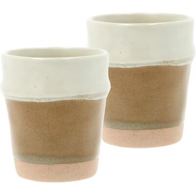 Villa Collection Evig Braun Creme Espresso Tassen - Kaffeeart Villa Collection Evig Braun Creme Espresso Tassen - Kaffeeart