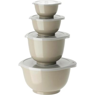 Rosti Margrethe Rührschüssel-Set - 8 Stück, 0,25-3L, Humus Rosti Margrethe Rührschüssel-Set - 8 Stück, 0,25-3L, Humus