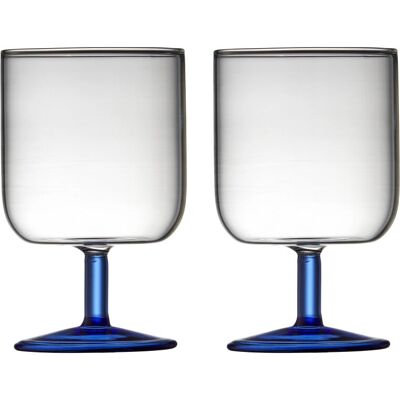Lyngby Glas 30203 Verre à vin bleu - 300 ml - Publicité Lyngby Glas 30203 Verre à vin bleu - 300 ml - Publicité