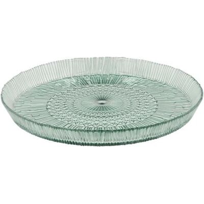 Bitz Kusintha Grüner Glas Servierplatte - Servierplatte Bitz Kusintha Grüner Glas Servierplatte - Servierplatte