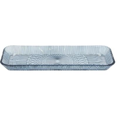 Bitz Kusintha Rektangulært serveringsfat i glass - 38x14cm Bitz Kusintha Rektangulært serveringsfat i glass - 38x14cm