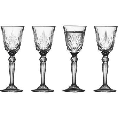 Lyngby Glas Kristall Schnapsglas Set - 50ml - 4 Stück Lyngby Glas Kristall Schnapsglas Set - 50ml - 4 Stück