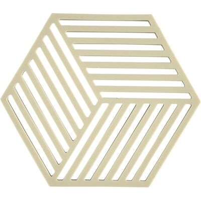 Zone Denmark Hexagon Underlegg - Varmebestandig Silikon - Beige Zone Denmark Hexagon Underlegg - Varmebestandig Silikon - Beige