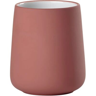 Stojak na szczoteczkę Nova Peach Red od Zone Denmark - Dekoracja łazienki Stojak na szczoteczkę Nova Peach Red od Zone Denmark - Dekoracja łazienki