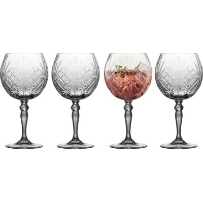 Lyngby Glas Lyngby Melodia Krystal Gin & Tonic Glas - 4 Stück Lyngby Glas Lyngby Melodia Krystal Gin & Tonic Glas - 4 Stück