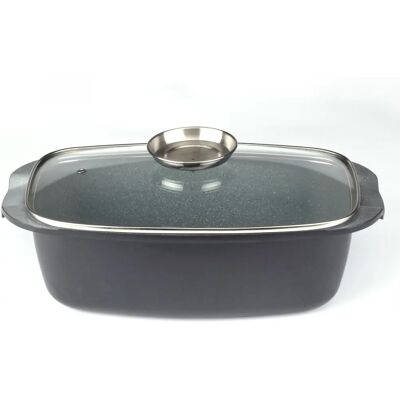 Royalty Line RL-ACR32M 32cm Marmor-Beschichtung Bräter - Kochgeschirr Royalty Line RL-ACR32M 32cm Marmor-Beschichtung Bräter - Kochgeschirr