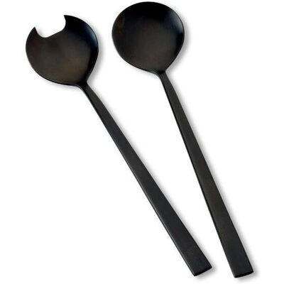 Bitz 130141 Salatbesteck Edelstahl Schwarz - 2 pcs Bitz 130141 Salatbesteck Edelstahl Schwarz - 2 pcs