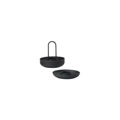Sett med 4 eggkopper med holder - Svart - Zone Denmark Sett med 4 eggkopper med holder - Svart - Zone Denmark