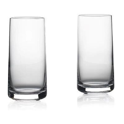 Zone Denmark Rocks Highball Glass - Krystall, 410ml, Sett med 2 Zone Denmark Rocks Highball Glass - Krystall, 410ml, Sett med 2