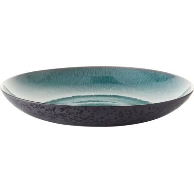 Bitz 821188 Steingods serveringsfat - Svart, Grønn, 40cm Bitz 821188 Steingods serveringsfat - Svart, Grønn, 40cm