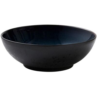 Bitz 821381 Salatbolle av Steingodsbruk - Svart, Blå - 30cm - Salatbolle Bitz 821381 Salatbolle av Steingodsbruk - Svart, Blå - 30cm - Salatbolle