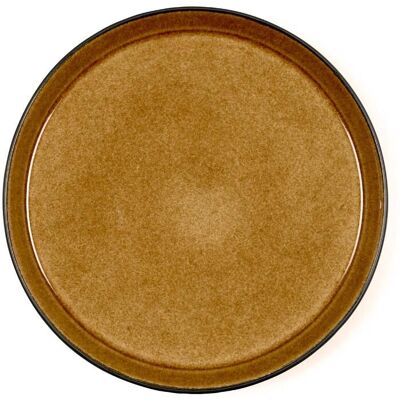 Bitz 821400 Steinservise beige/svart - Middagsfat Bitz 821400 Steinservise beige/svart - Middagsfat