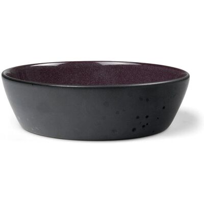 Bitz Steingut Suppenschale Ø 18cm Schwarz-Lila Bitz Steingut Suppenschale Ø 18cm Schwarz-Lila