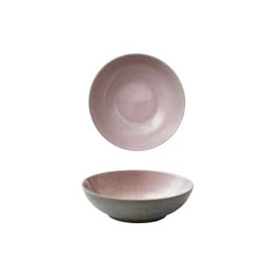 Bitz Pink Grau Runde Steingut Salat Schüssel - Essschale Bitz Pink Grau Runde Steingut Salat Schüssel - Essschale