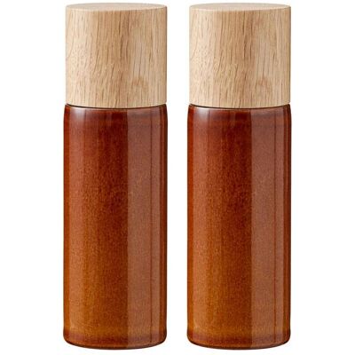 Bitz Amber Salz- & Pfeffermühle Set - Gewürzmühle Bitz Amber Salz- & Pfeffermühle Set - Gewürzmühle