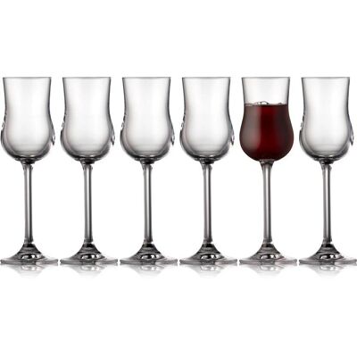 Lyngby Glas Juvel Weinglas 90ml Set aus 6 Lyngby Glas Juvel Weinglas 90ml Set aus 6