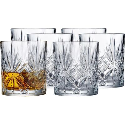 Lyngby Glas - Lyngby Kristall Melodia Whiskyglas 31 cl - Set aus 6 Lyngby Glas - Lyngby Kristall Melodia Whiskyglas 31 cl - Set aus 6