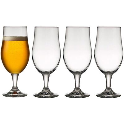 Lyngby Glas 916181 Verre à bière - Lot de 4, 49cl, Transparent, Élégant - Publicité Lyngby Glas 916181 Verre à bière - Lot de 4, 49cl, Transparent, Élégant - Publicité