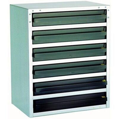 Raaco 250/6-3 Storage Cabinet Black Anti-static 37.5kg Raaco 250/6-3 Storage Cabinet Black Anti-static 37.5kg