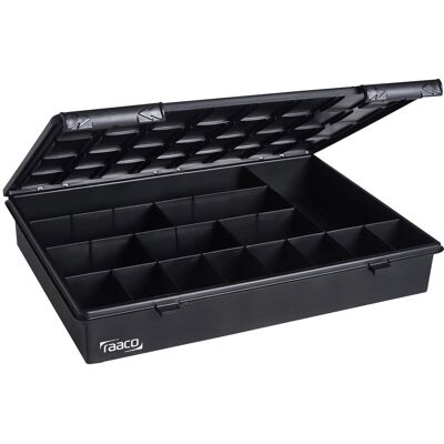 Raaco ESD Boîte de rangement - 15 compartiments, noir - Boîte de rangement Raaco ESD Boîte de rangement - 15 compartiments, noir - Boîte de rangement