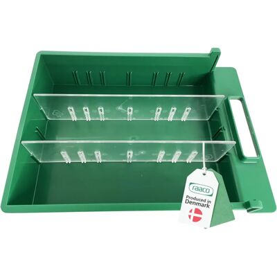 Raaco Partition Wall Set - 12 pcs - Transparent - 79x317mm - High Stability Raaco Partition Wall Set - 12 pcs - Transparent - 79x317mm - High Stability