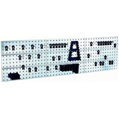 Raaco 109659 Gereedschap Organizer - Stalen panelen met haken Raaco 109659 Gereedschap Organizer - Stalen panelen met haken