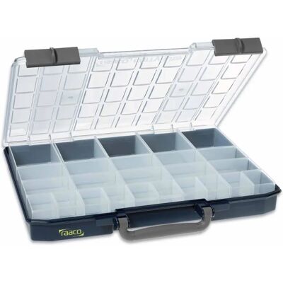 Raaco CarryLite 55 boîte à petits composants - Polycarbonate, Polypropylène, Bleu Raaco CarryLite 55 boîte à petits composants - Polycarbonate, Polypropylène, Bleu