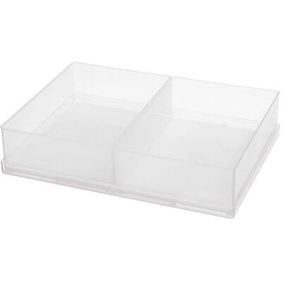 Raaco - 136495 - Diviseur transparent - 2 compartiments - Publicité Raaco - 136495 - Diviseur transparent - 2 compartiments - Publicité