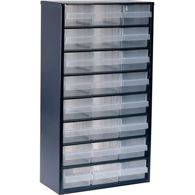 Raaco 1224-02 Steel Cabinet with 24 Drawers - Storage Solution Raaco 1224-02 Steel Cabinet with 24 Drawers - Storage Solution